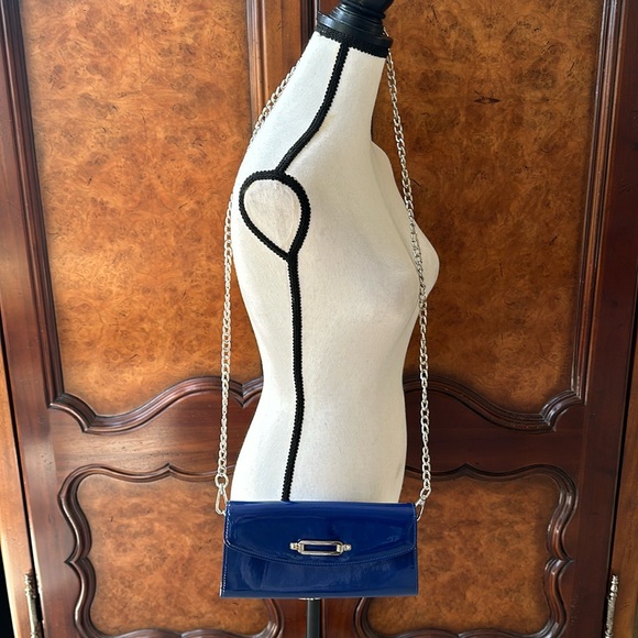 Jimmy Choo Patent Leather Clutch / Crossbody - Picture 5 of 17